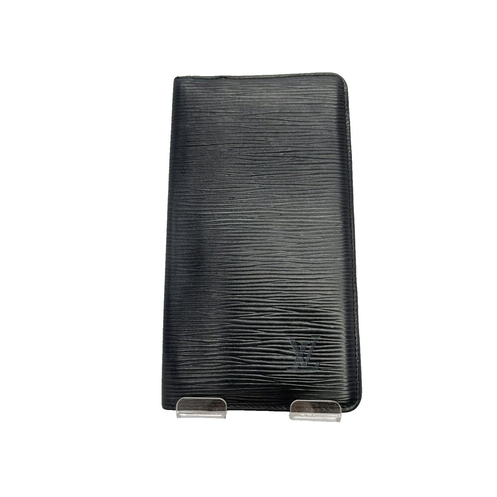 Louis Vuitton Epi Leather Porte Yen Cartes Credit Long Wallet Black–Authentic/66